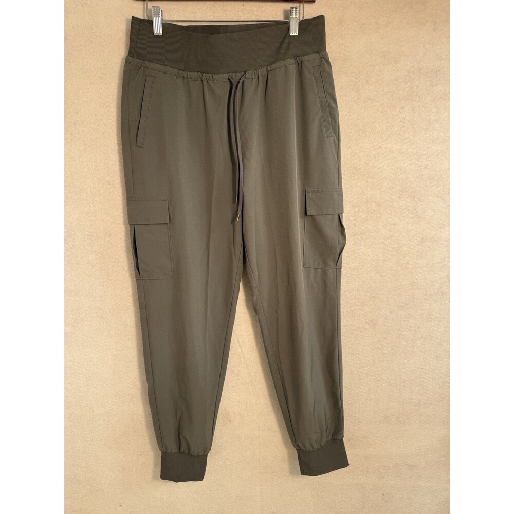 Tek Gear Women's Dry Tek Elastic Waist Mid Rise Gray Jogger Pant Size M